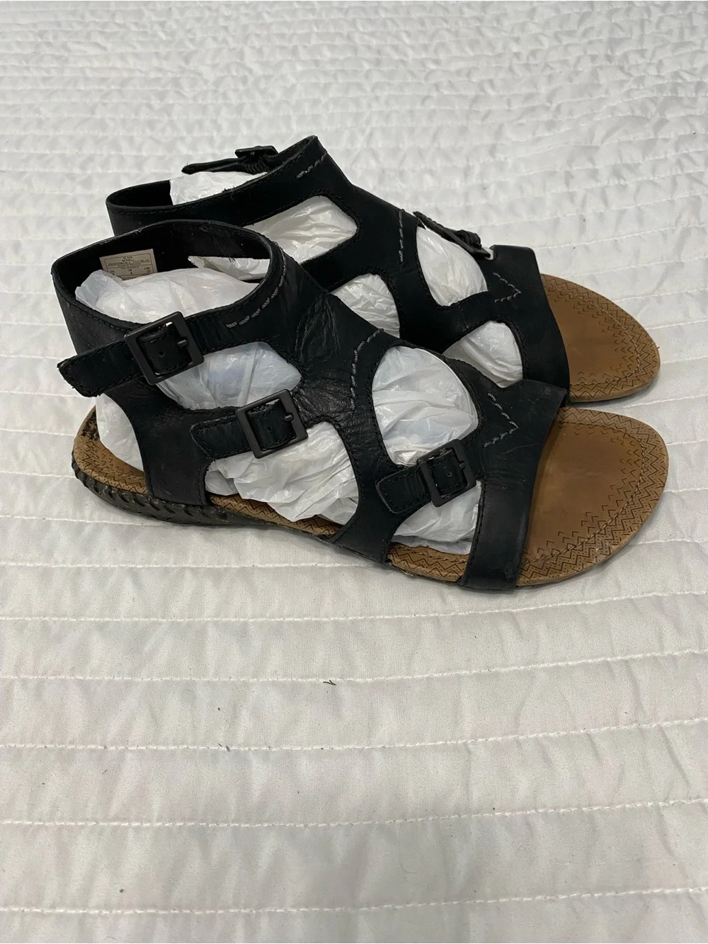 Merrell Whisper Buckle Gladiator Black Sandals Women’s Size 6
